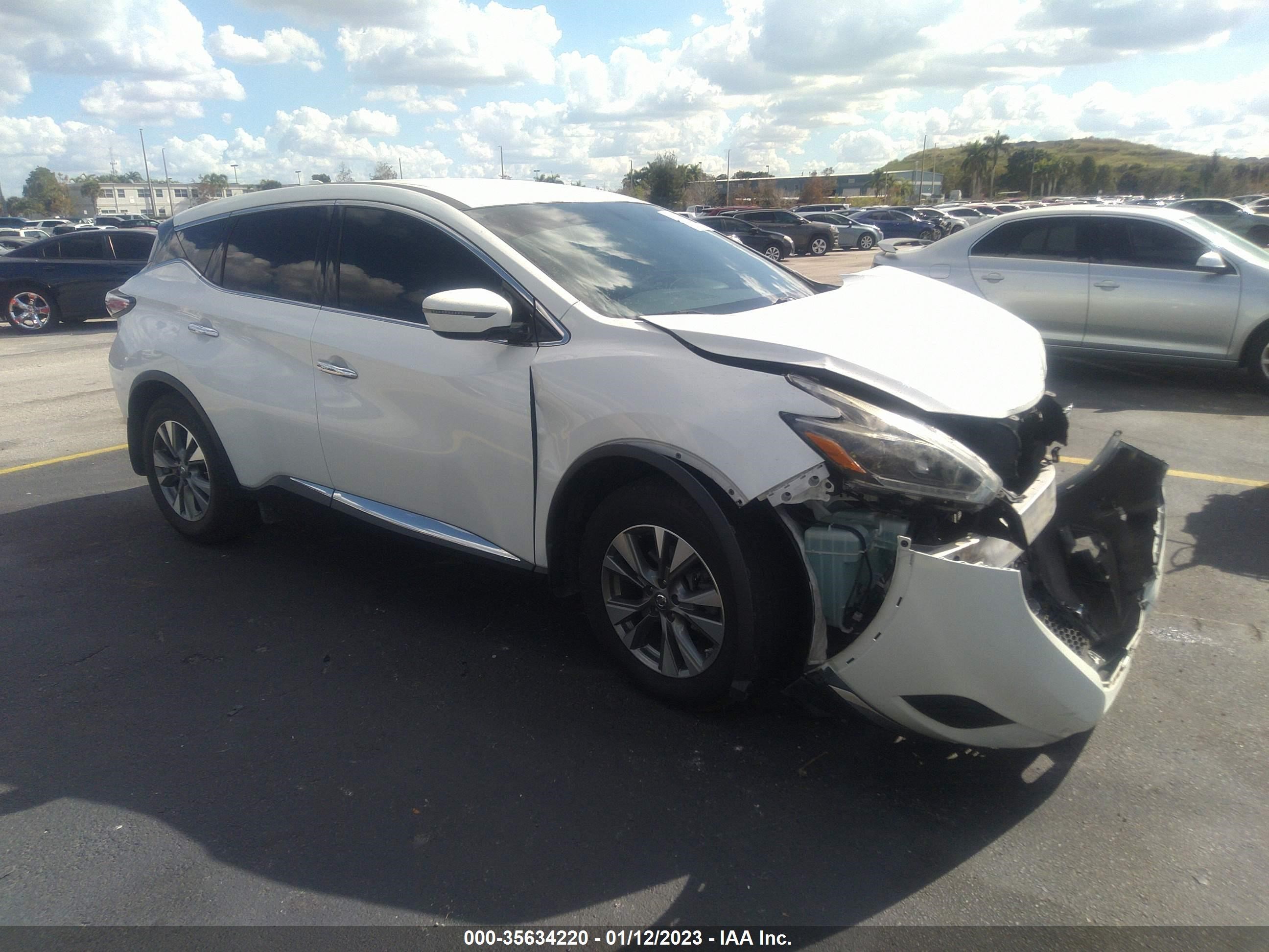 nissan murano 2018 5n1az2mg3jn165277