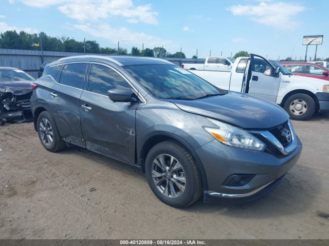 nissan murano 2016 5n1az2mg4gn165815