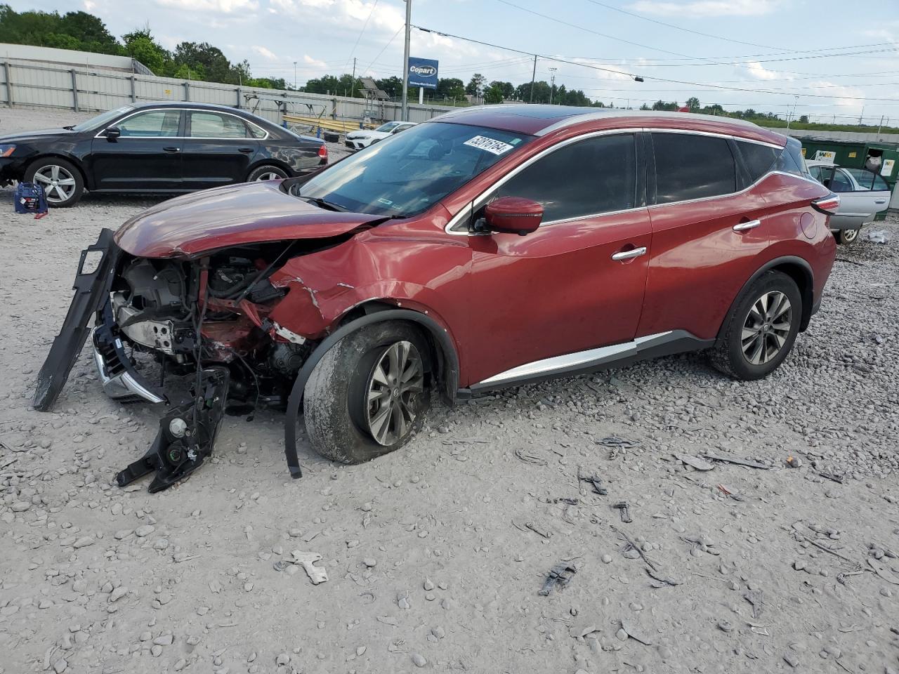 nissan murano 2017 5n1az2mg4hn129818