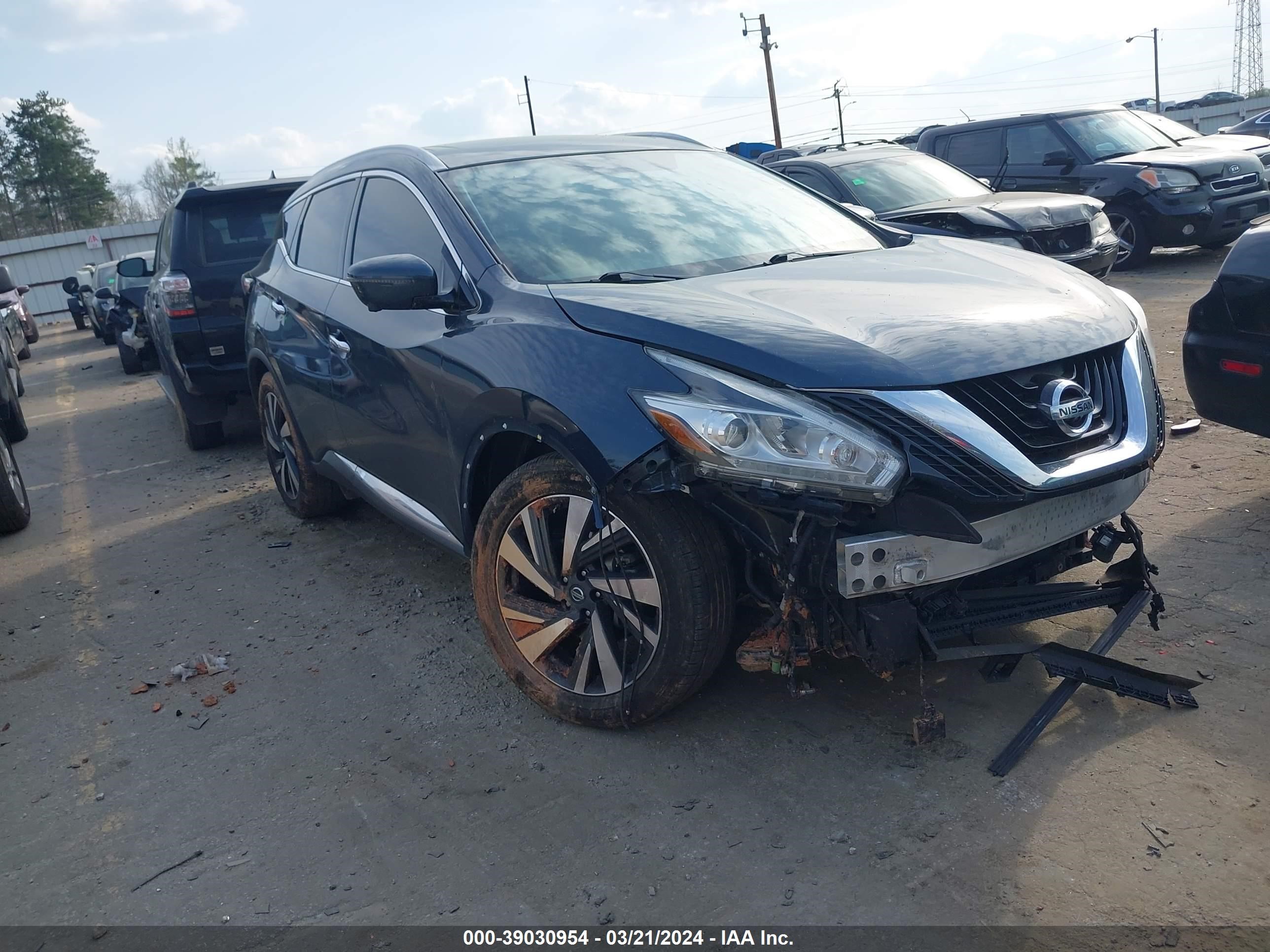 nissan murano 2016 5n1az2mg5gn136095