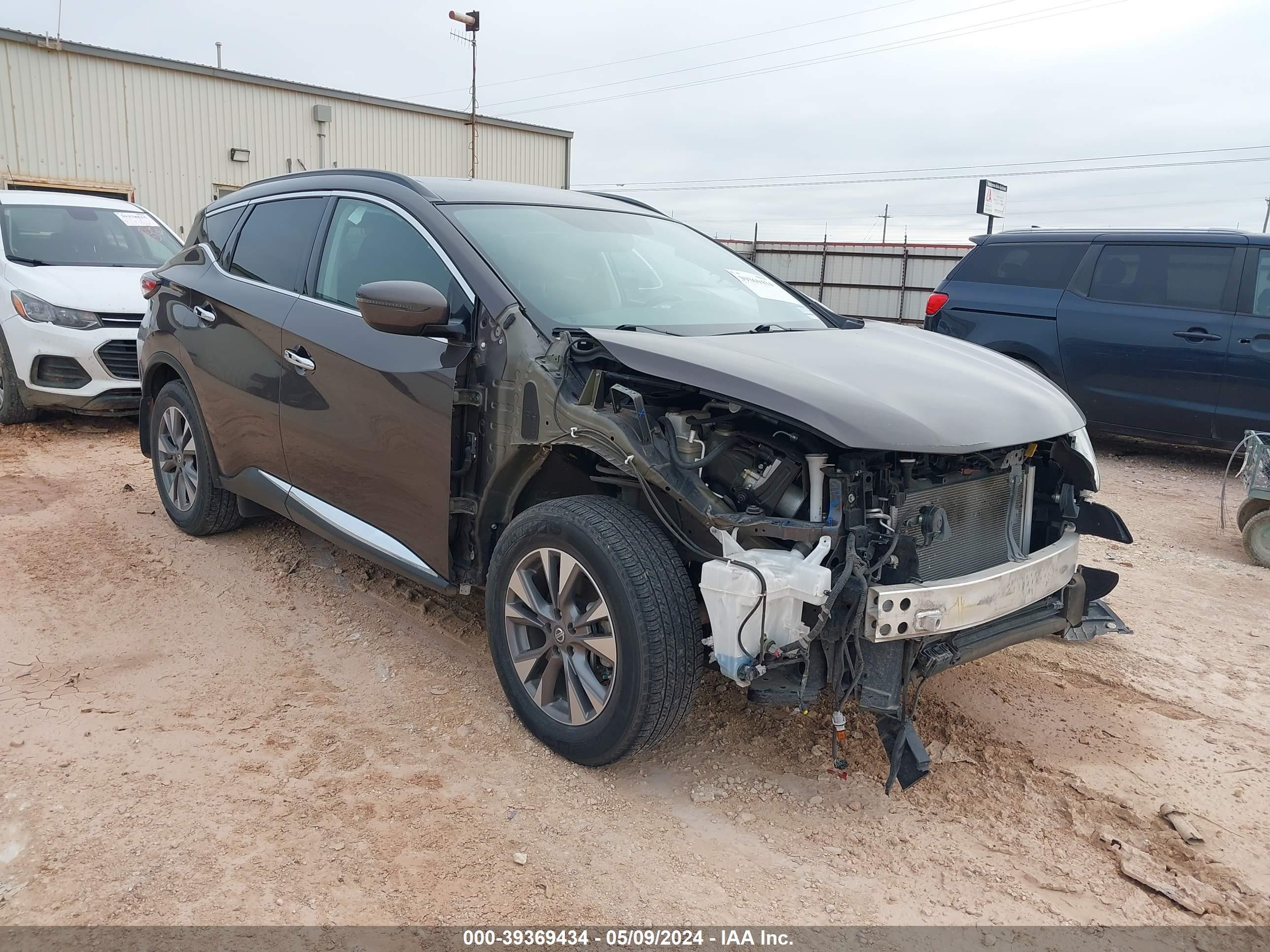 nissan murano 2018 5n1az2mg5jn147928