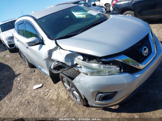 nissan murano 2016 5n1az2mg6gn160955