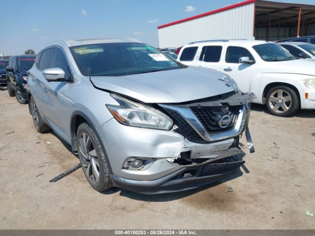 nissan murano 2018 5n1az2mg6jn160560