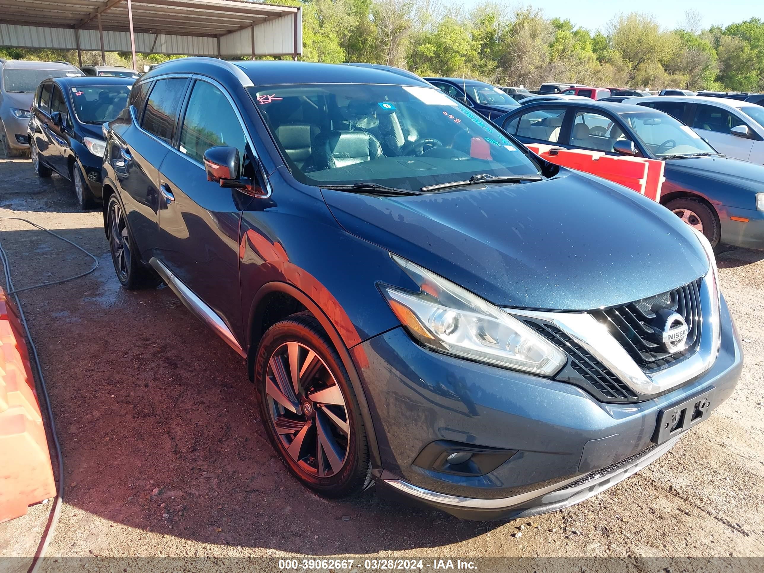 nissan murano 2015 5n1az2mg7fn218375