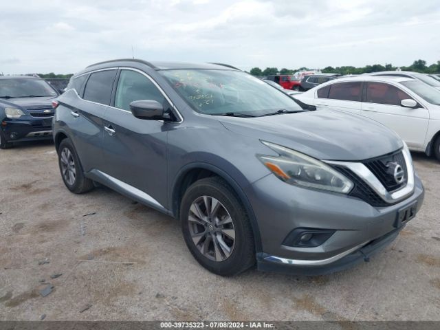 nissan murano 2018 5n1az2mg7jn101968