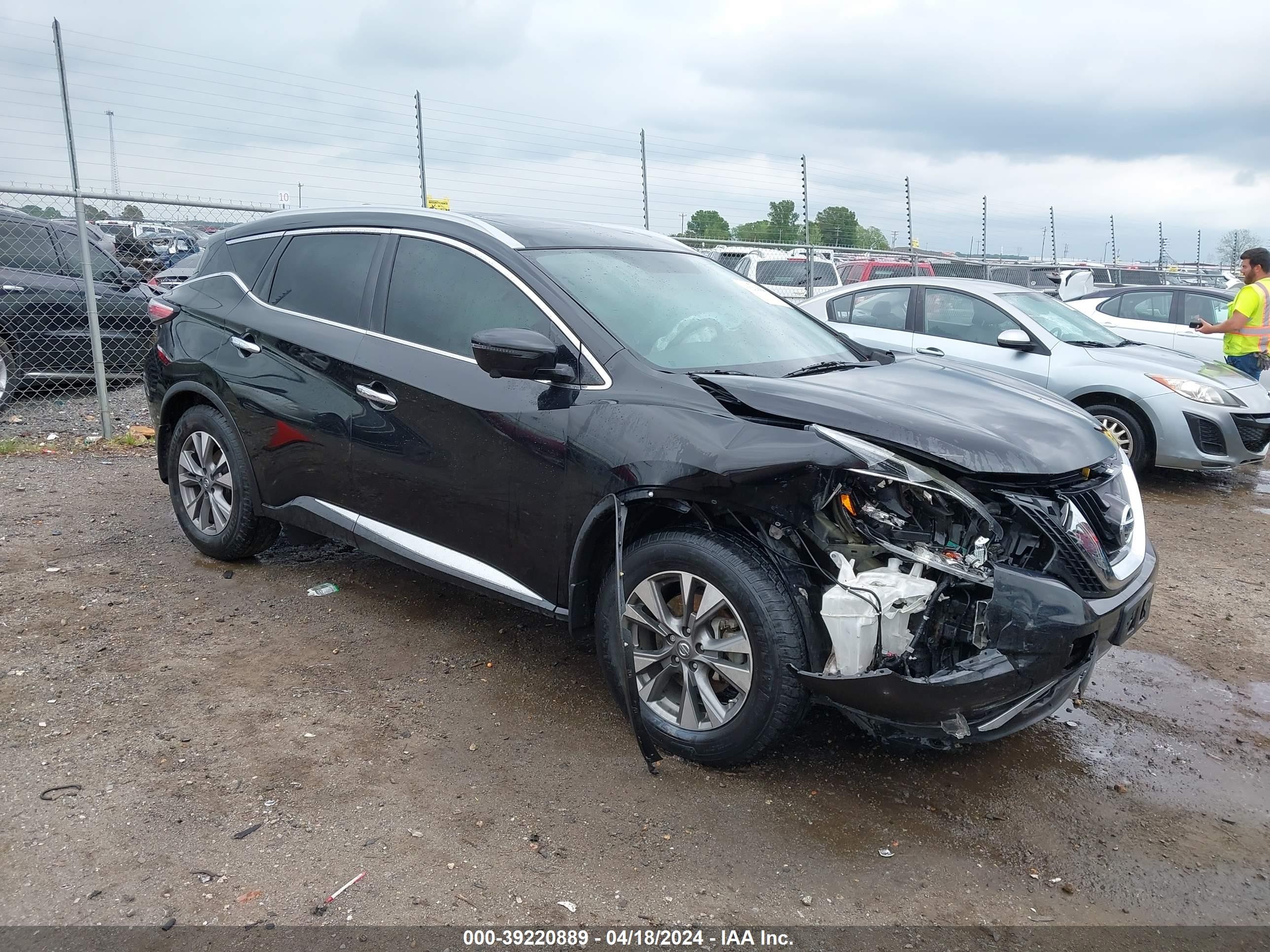 nissan murano 2018 5n1az2mg7jn187525