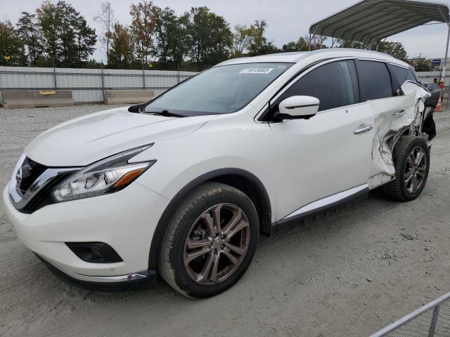 nissan murano 2016 5n1az2mg8gn125088