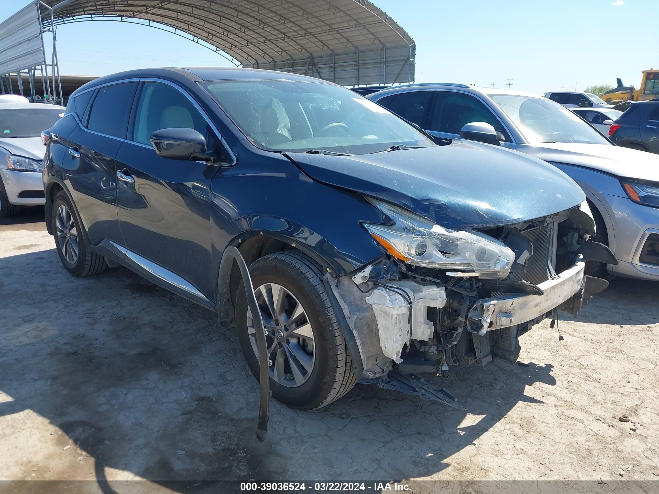 nissan murano 2017 5n1az2mg8hn121771