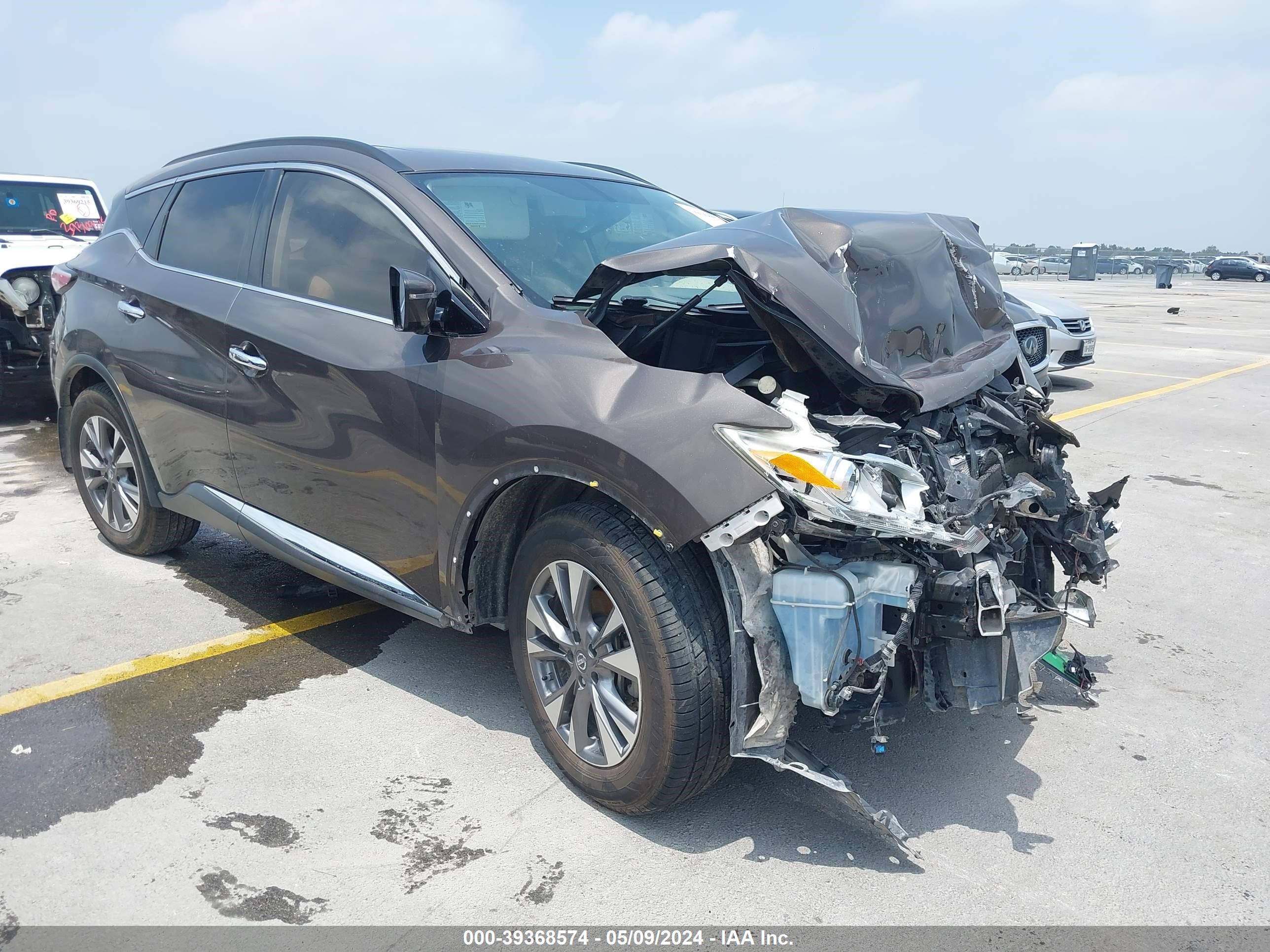 nissan murano 2017 5n1az2mg8hn136903