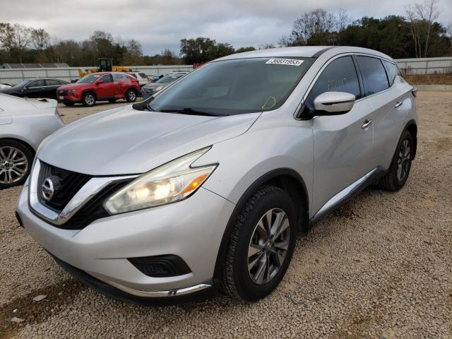 nissan murano s 2016 5n1az2mg9gn127612