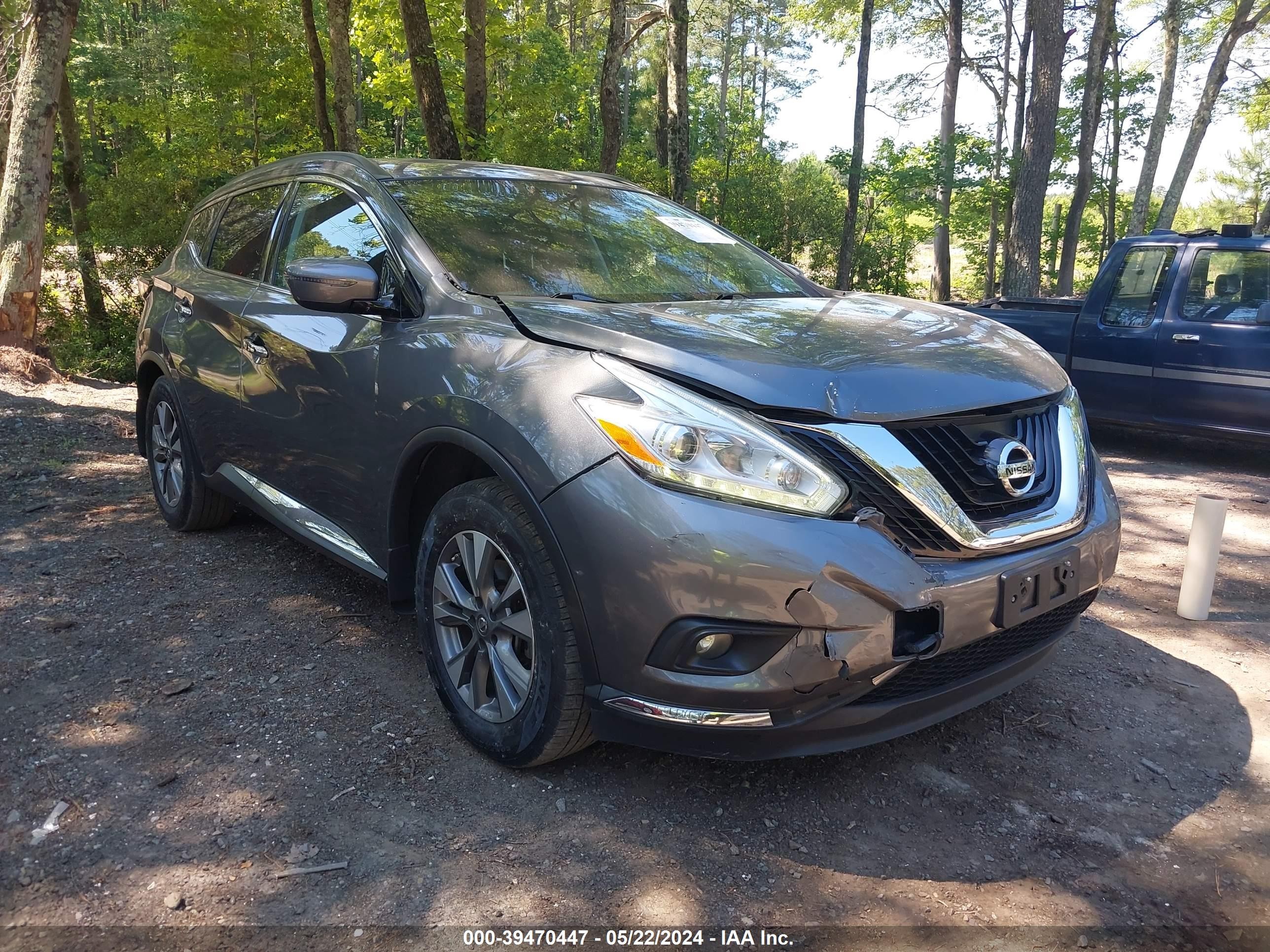 nissan murano 2017 5n1az2mg9hn116238