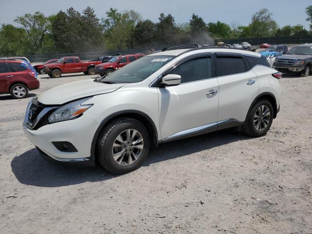 nissan murano s 2017 5n1az2mg9hn156321