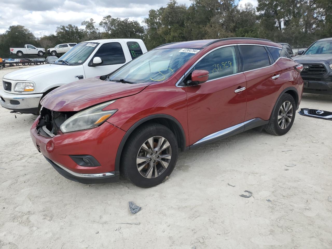 nissan murano 2018 5n1az2mg9jn117279