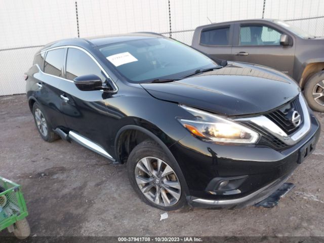 nissan murano 2018 5n1az2mg9jn122322