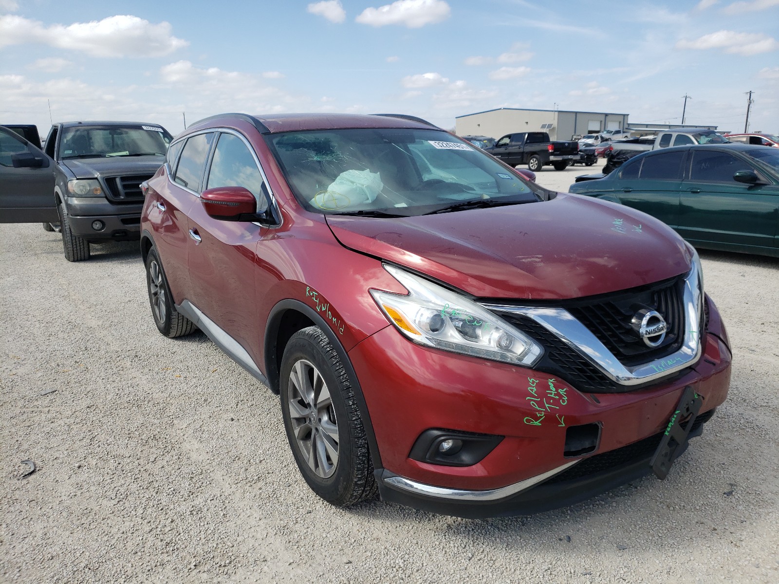 nissan murano s 2016 5n1az2mgxgn123648