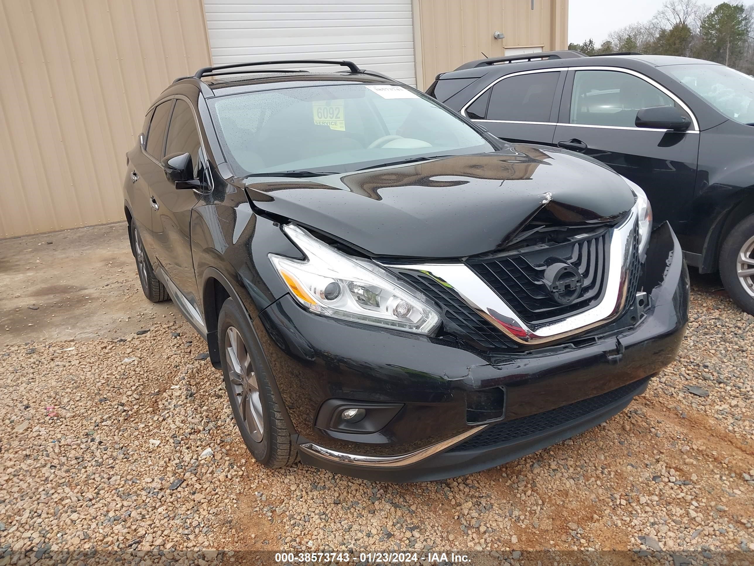 nissan murano 2016 5n1az2mgxgn153068