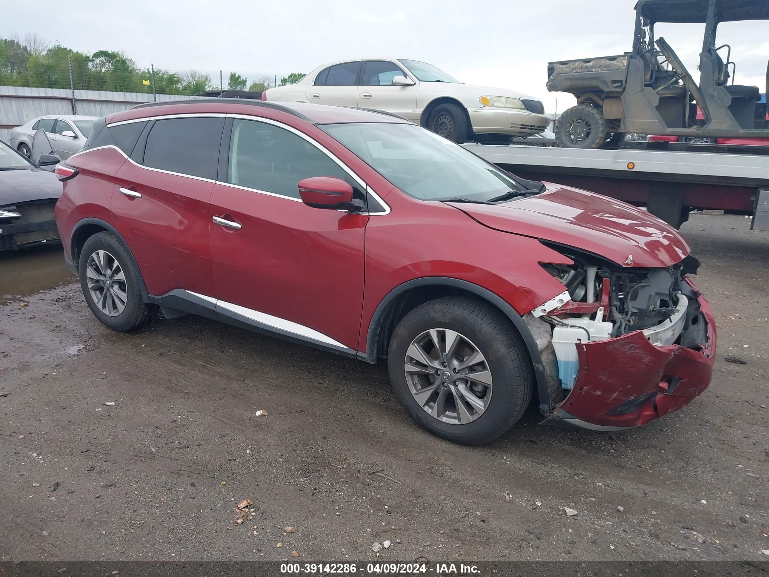 nissan murano 2018 5n1az2mgxjn141493