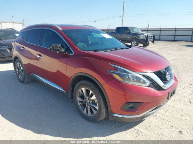 nissan murano 2018 5n1az2mgxjn160660