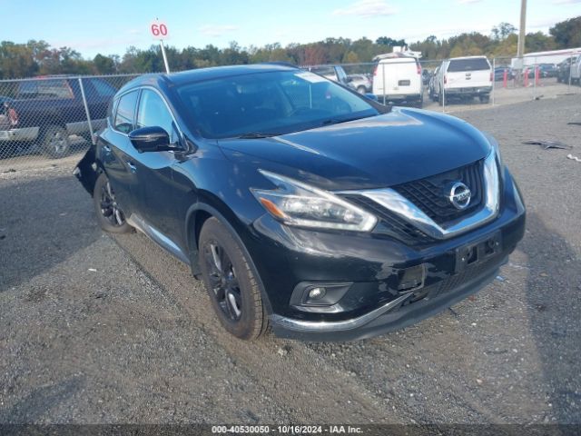 nissan murano 2018 5n1az2mh0jn113713