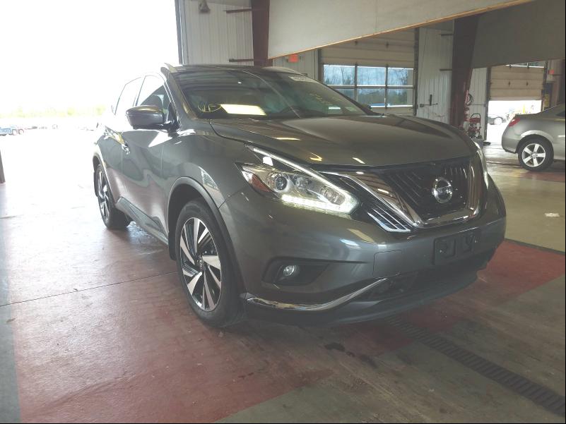 nissan murano s 2018 5n1az2mh0jn118667