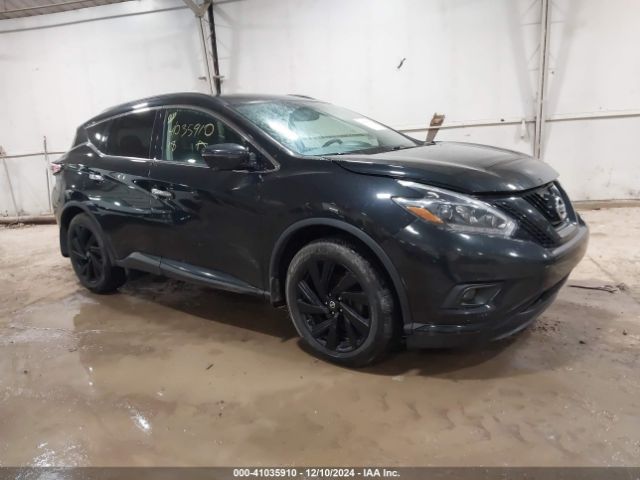 nissan murano 2018 5n1az2mh0jn124937