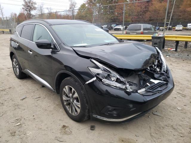 nissan murano s 2018 5n1az2mh0jn144363