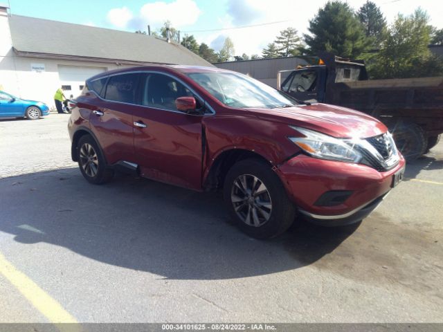 nissan murano 2016 5n1az2mh1gn146129