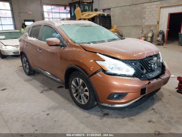 nissan murano 2016 5n1az2mh2gn109168