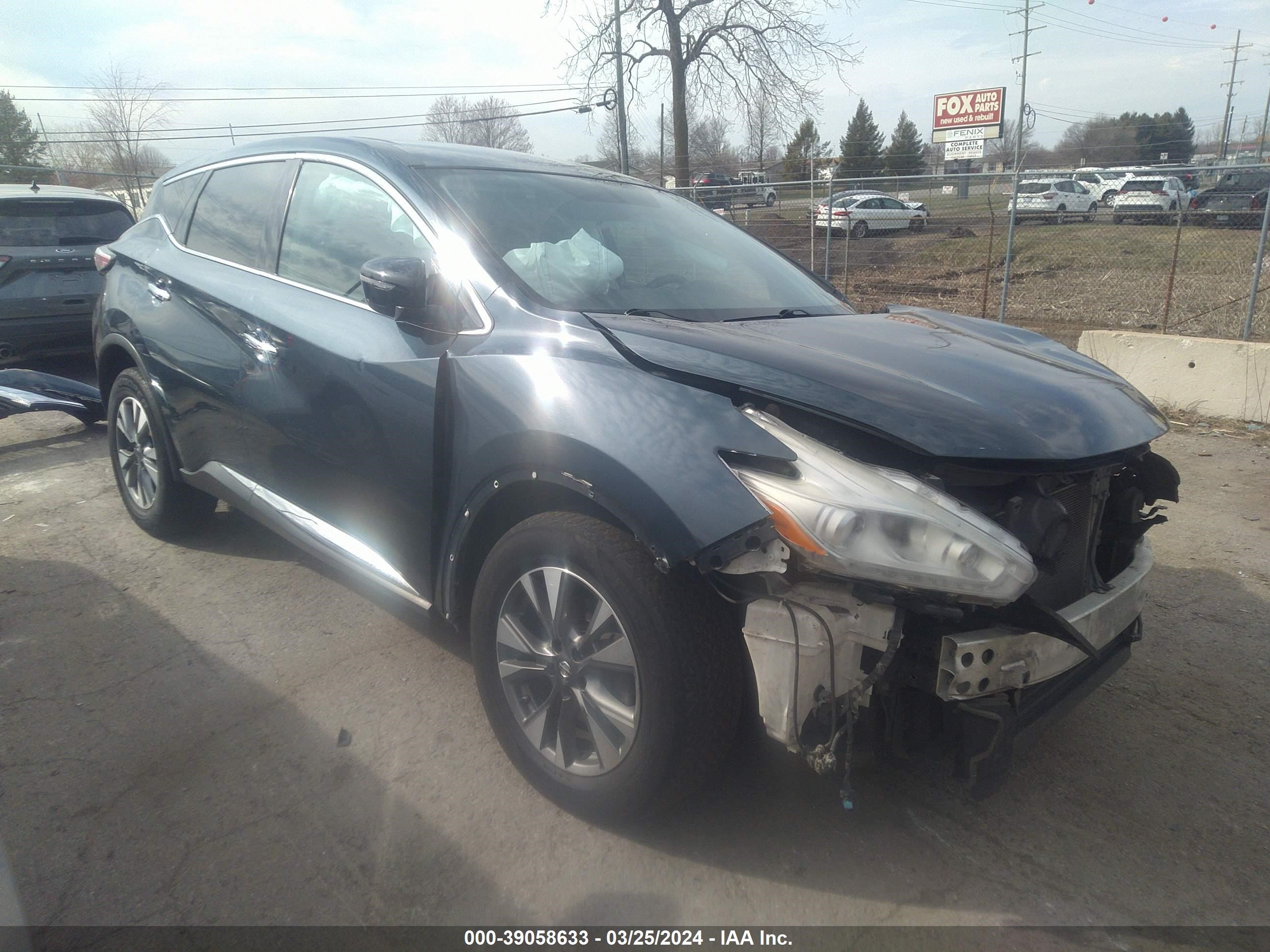 nissan murano 2016 5n1az2mh2gn142753