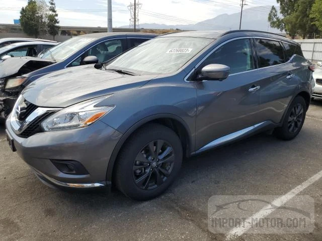 nissan murano 2017 5n1az2mh2hn152927