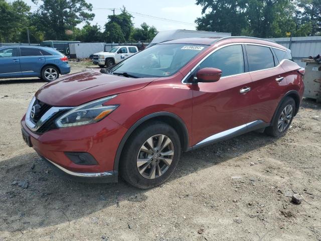 nissan murano s 2018 5n1az2mh2jn105046