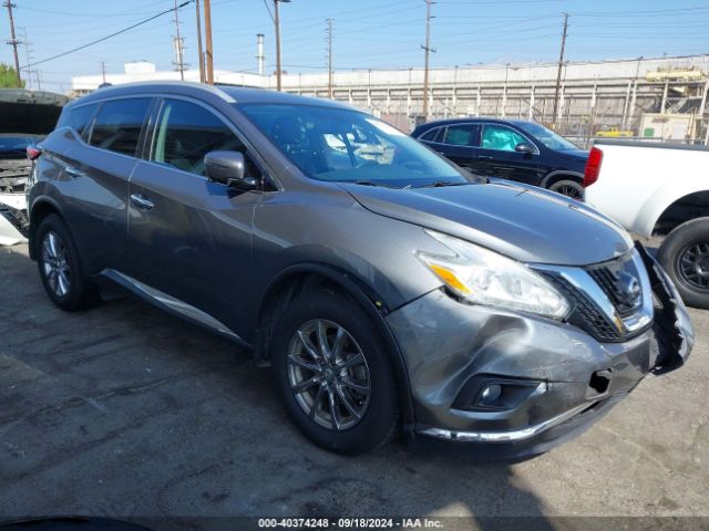 nissan murano 2016 5n1az2mh3gn147301