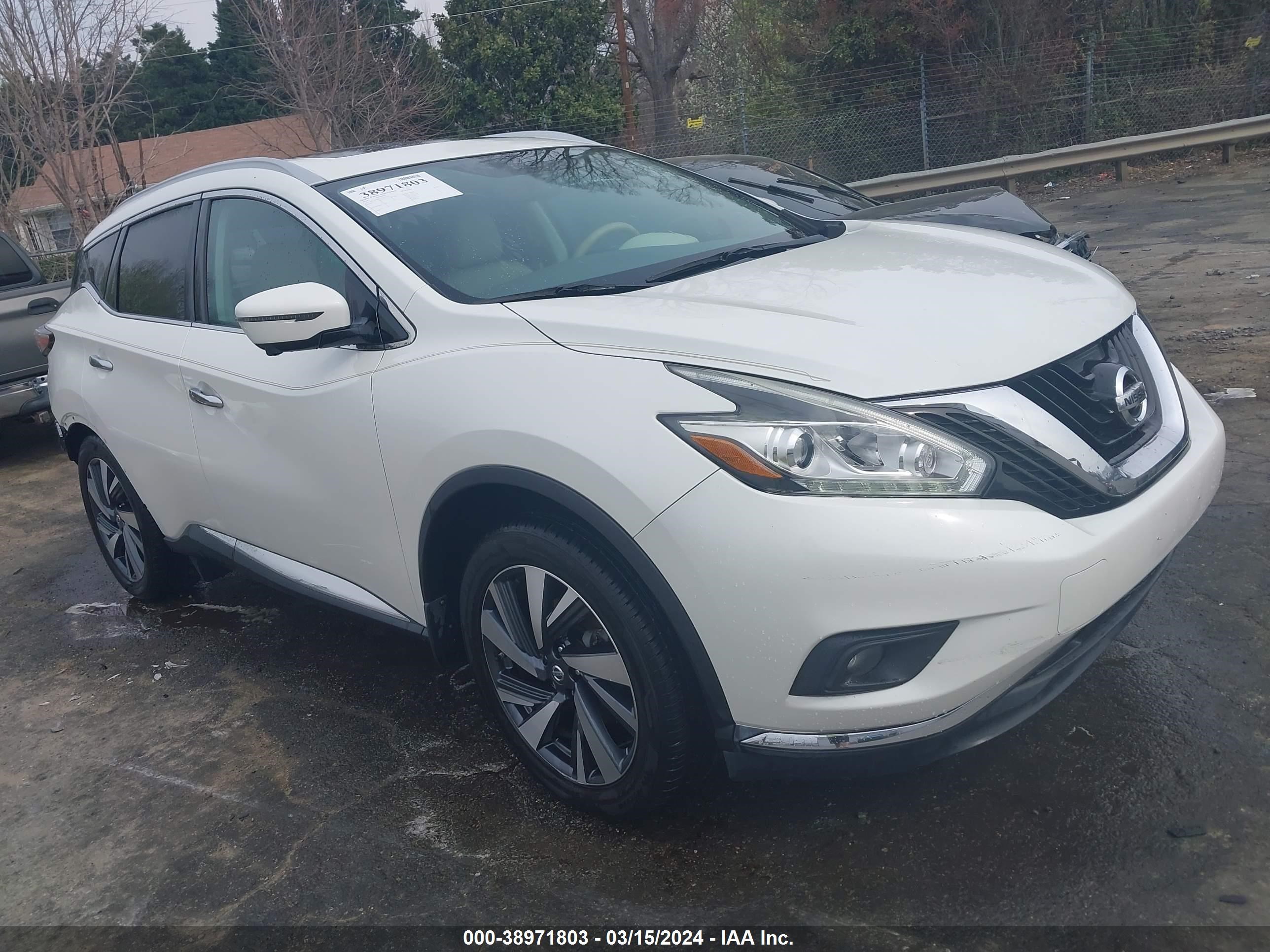 nissan murano 2016 5n1az2mh3gn151753