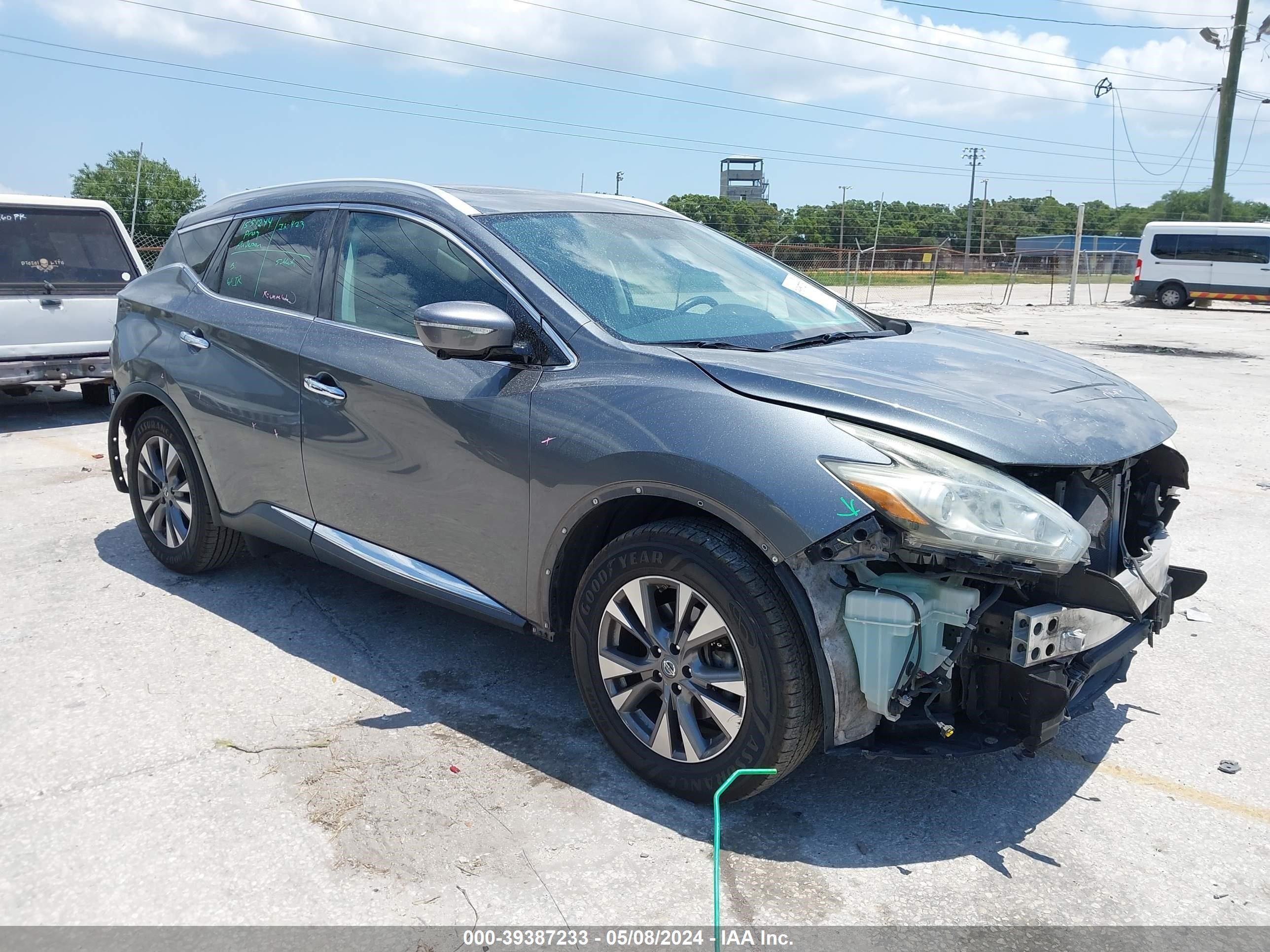 nissan murano 2015 5n1az2mh4fn283774