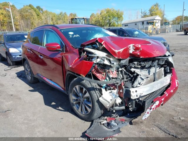 nissan murano 2016 5n1az2mh4gn109608