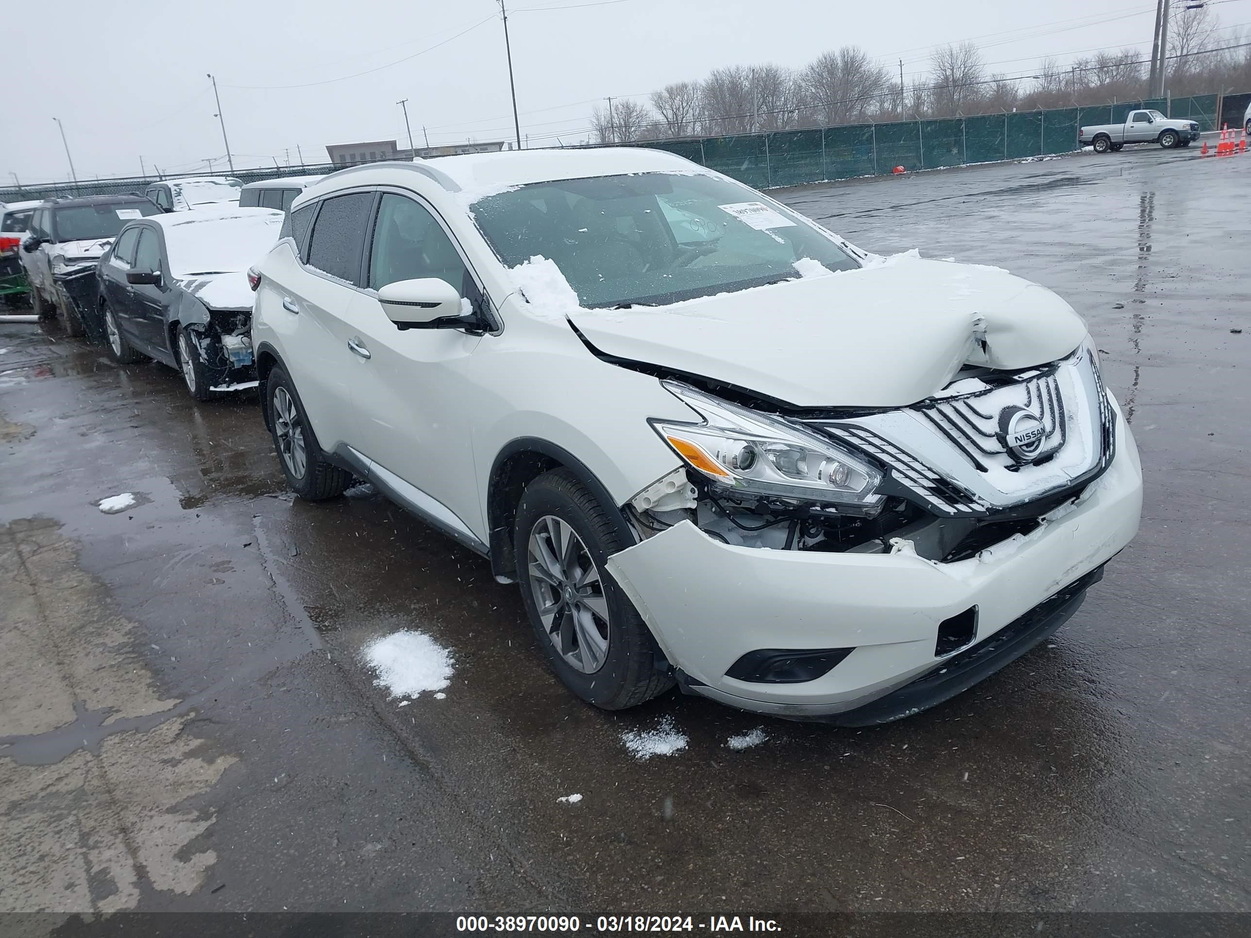 nissan murano 2017 5n1az2mh4hn197805