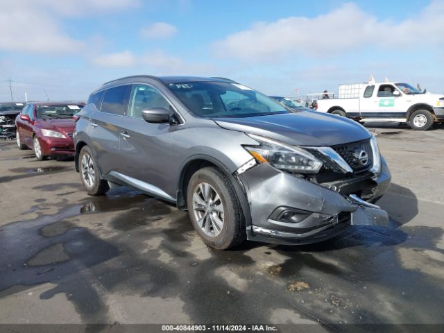 nissan murano 2018 5n1az2mh4jn113326