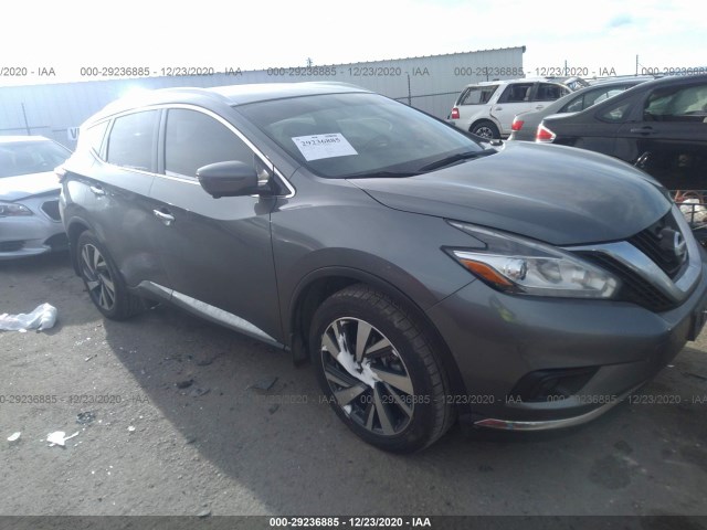 nissan murano 2018 5n1az2mh4jn160856