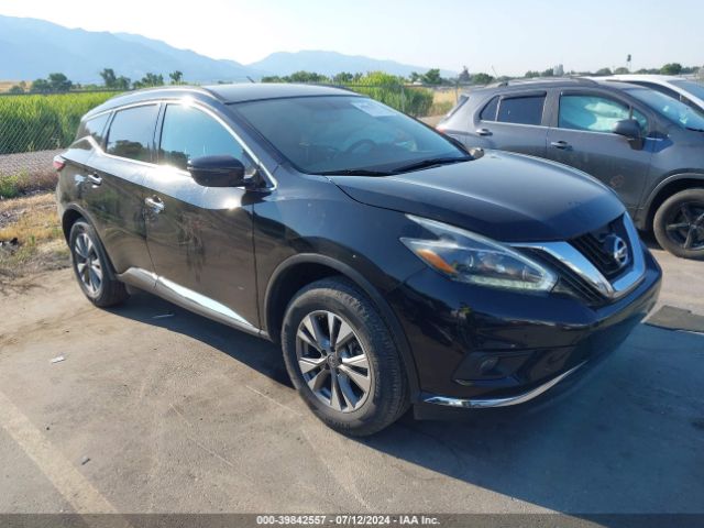 nissan murano 2018 5n1az2mh4jn199933