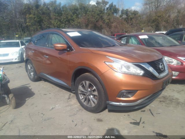 nissan murano 2016 5n1az2mh5gn109231