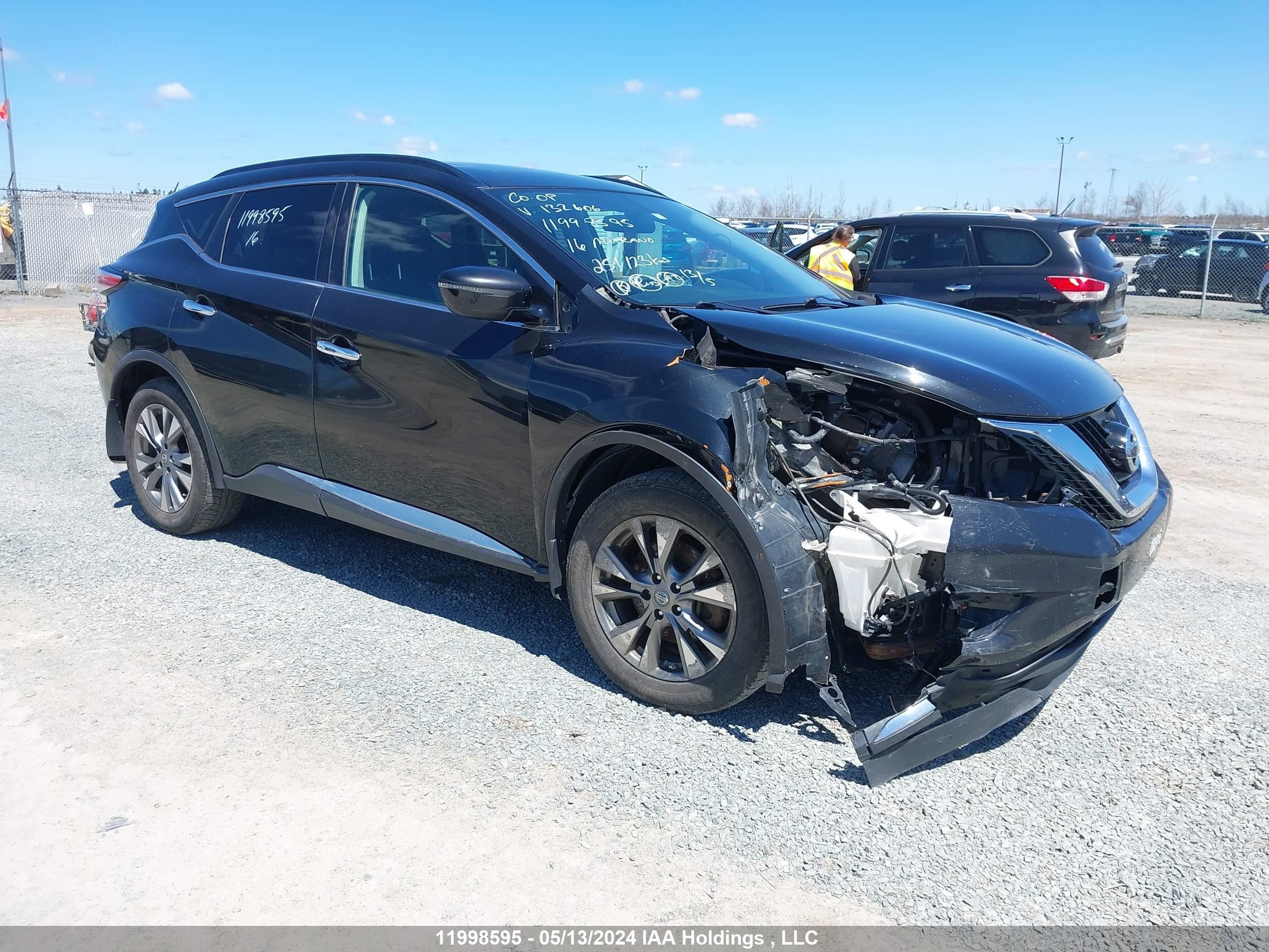 nissan murano 2016 5n1az2mh5gn132606