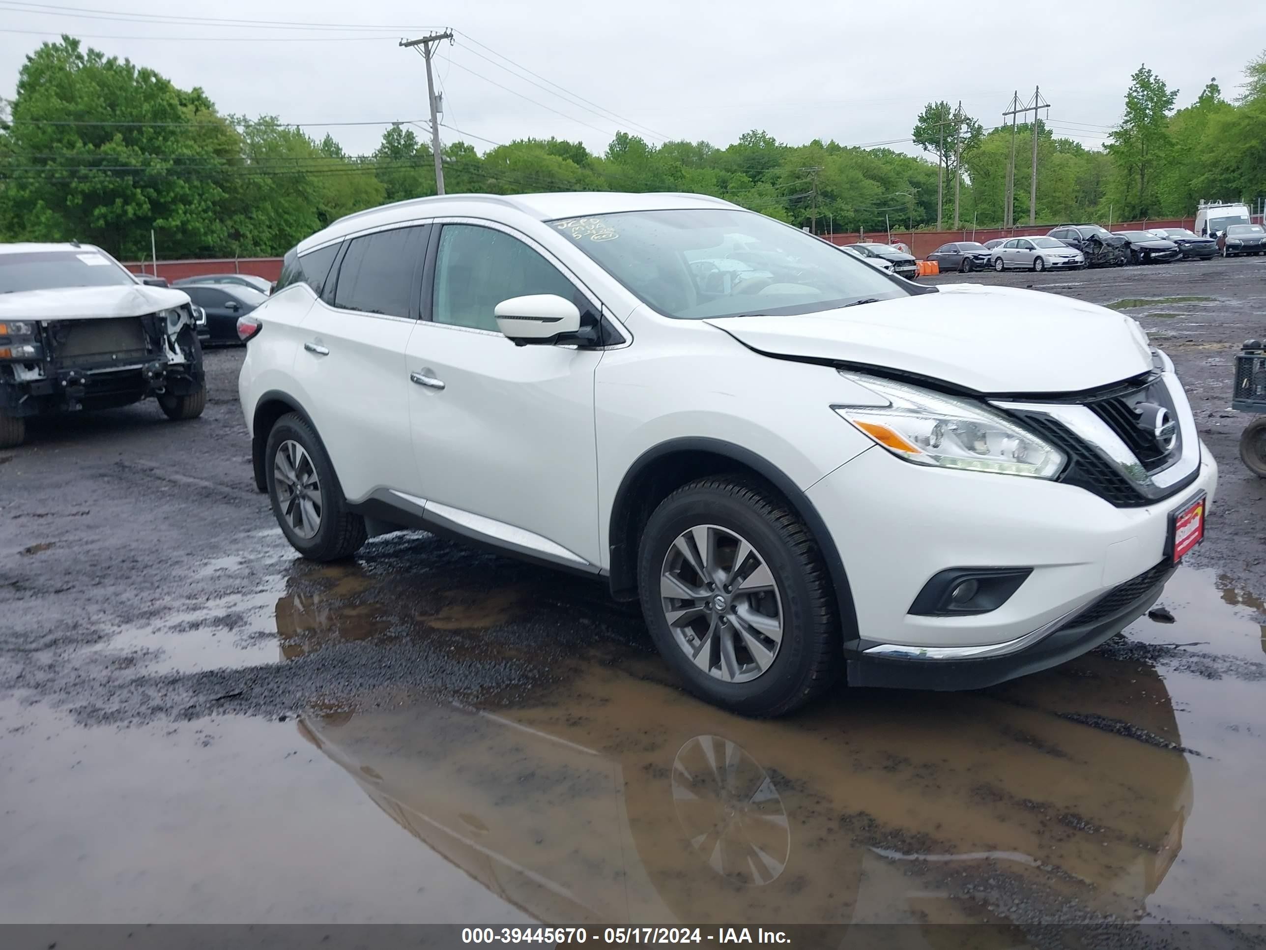 nissan murano 2017 5n1az2mh5hn115788