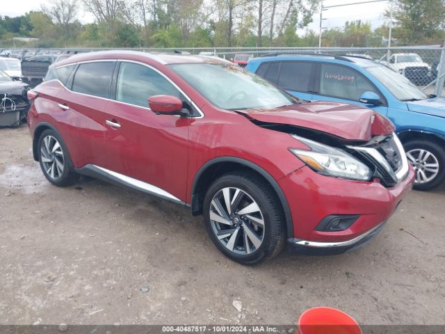 nissan murano 2018 5n1az2mh5jn103520