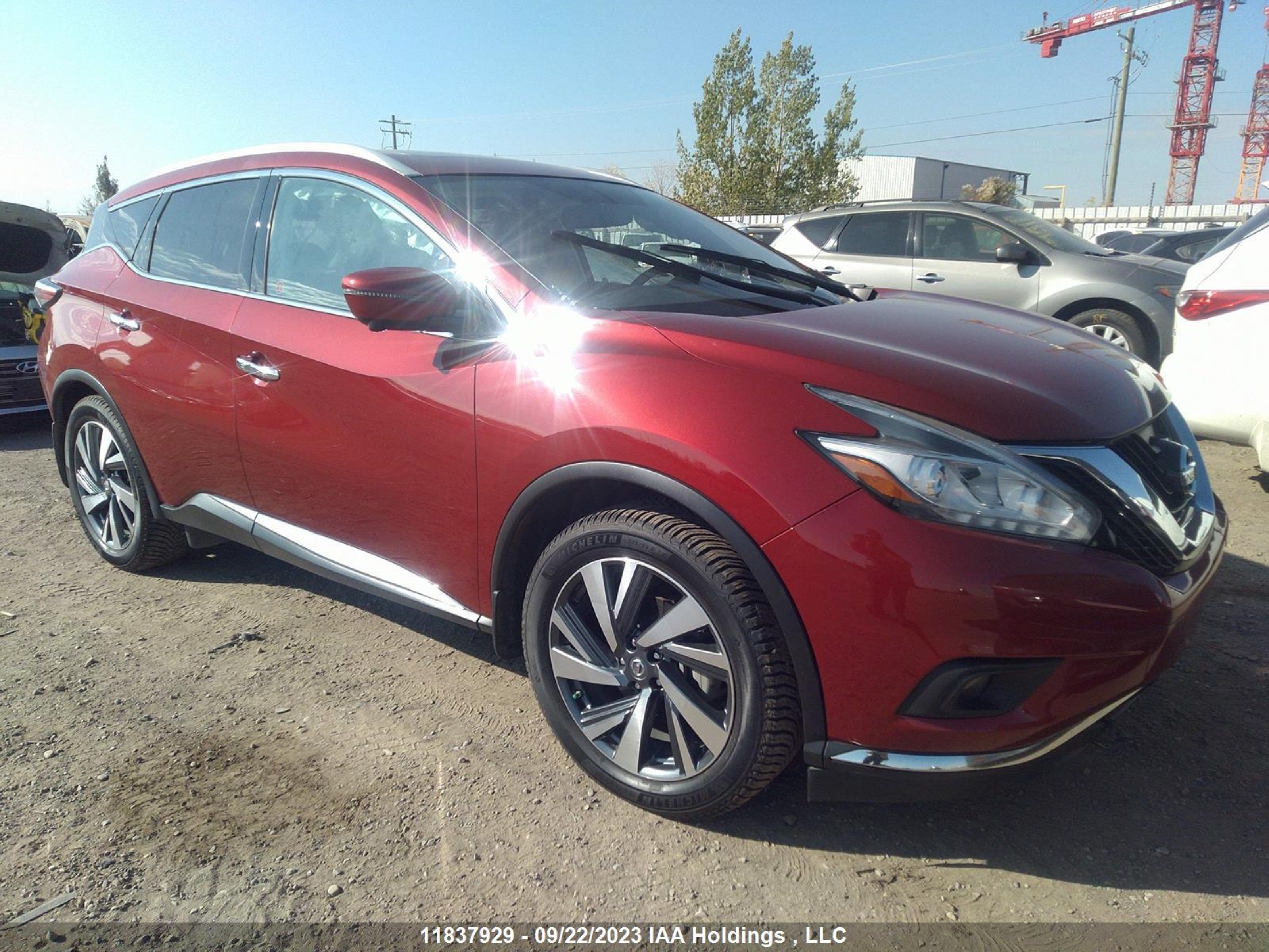 nissan murano 2018 5n1az2mh5jn115621