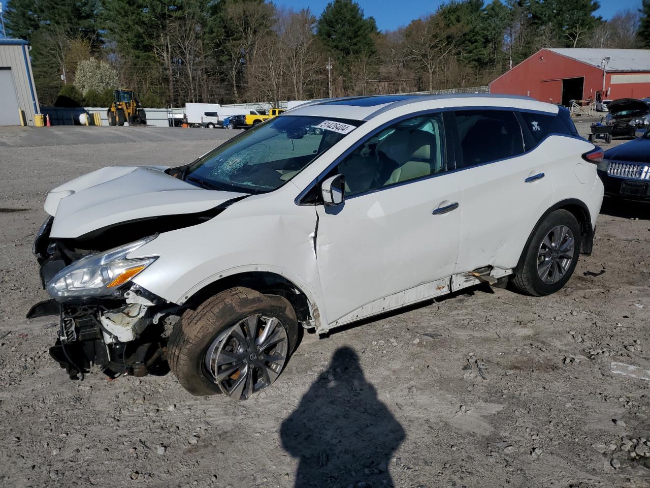 nissan murano 2016 5n1az2mh6gn126197