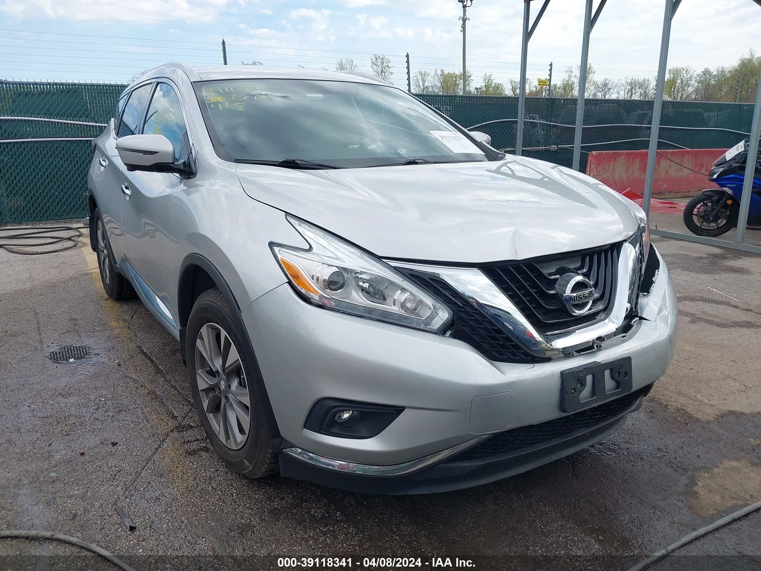 nissan murano 2017 5n1az2mh6hn160416