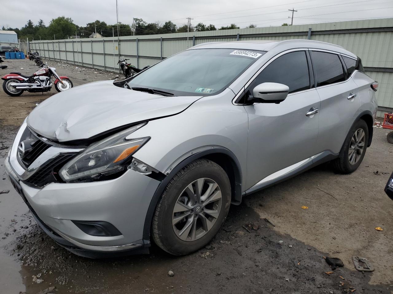 nissan murano 2018 5n1az2mh6jn184771