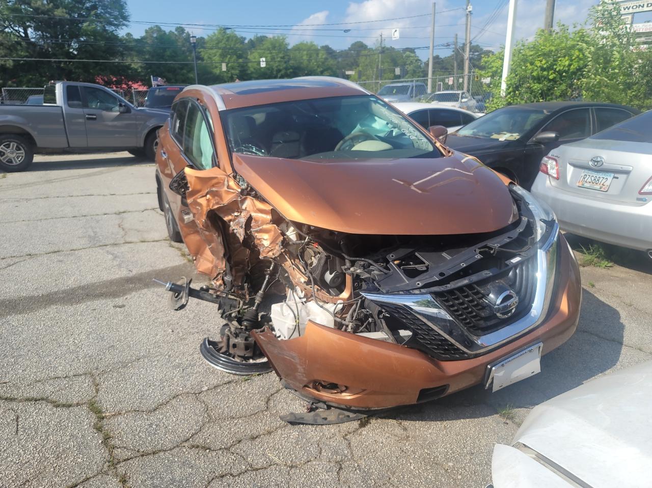 nissan murano 2015 5n1az2mh7fn228929