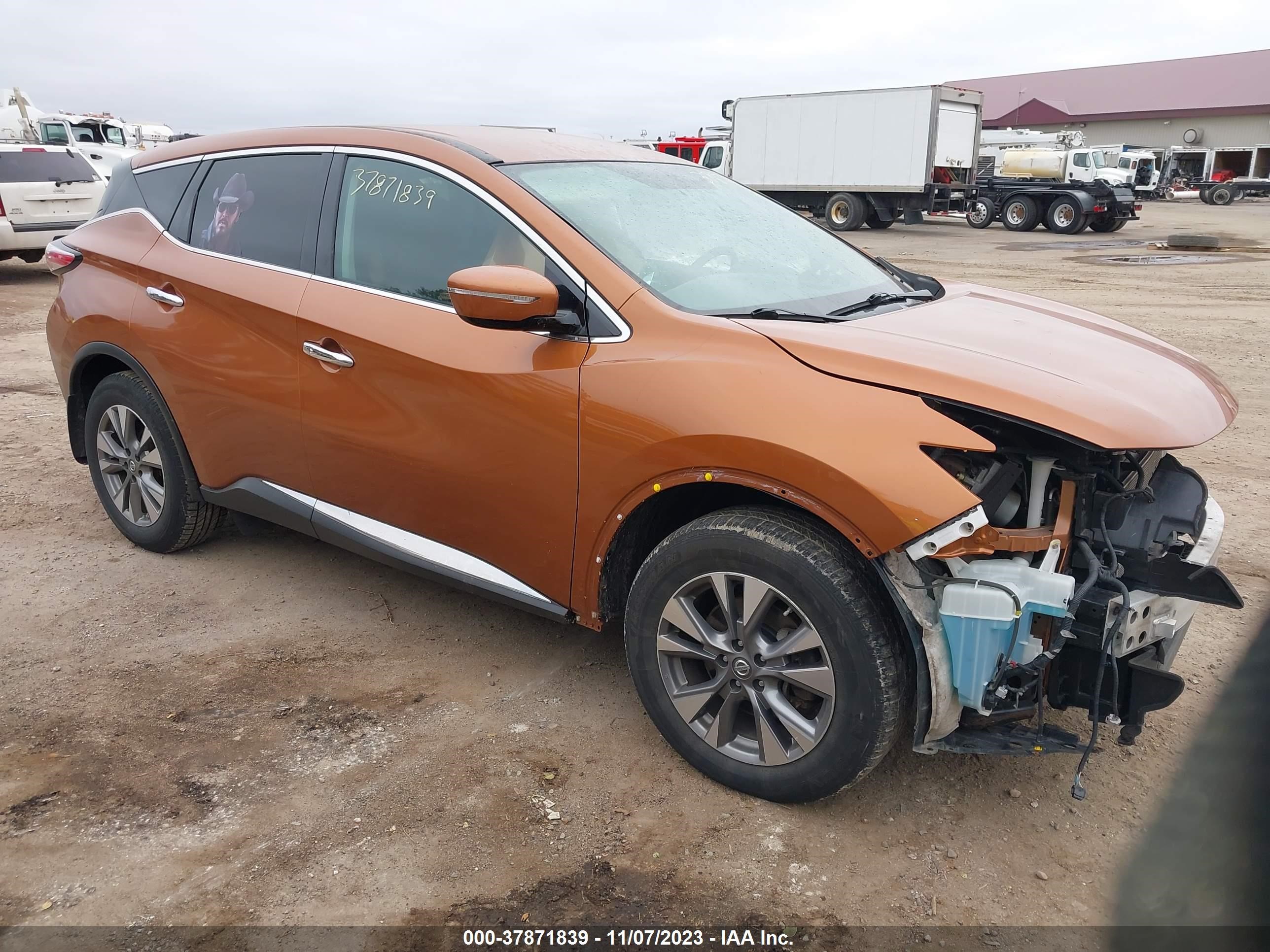 nissan murano 2015 5n1az2mh7fn262126