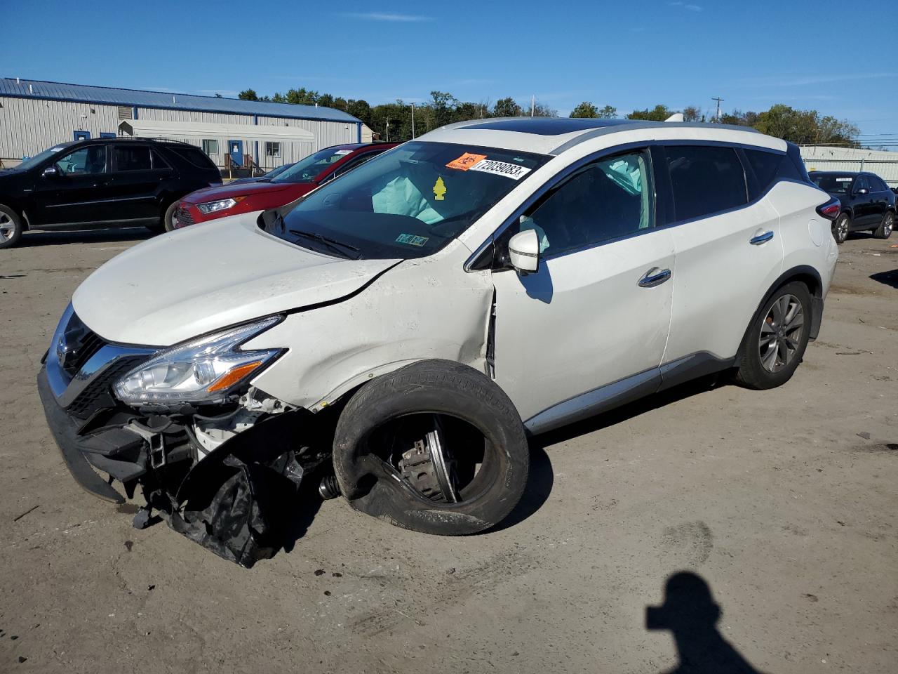 nissan murano 2017 5n1az2mh7hn105148